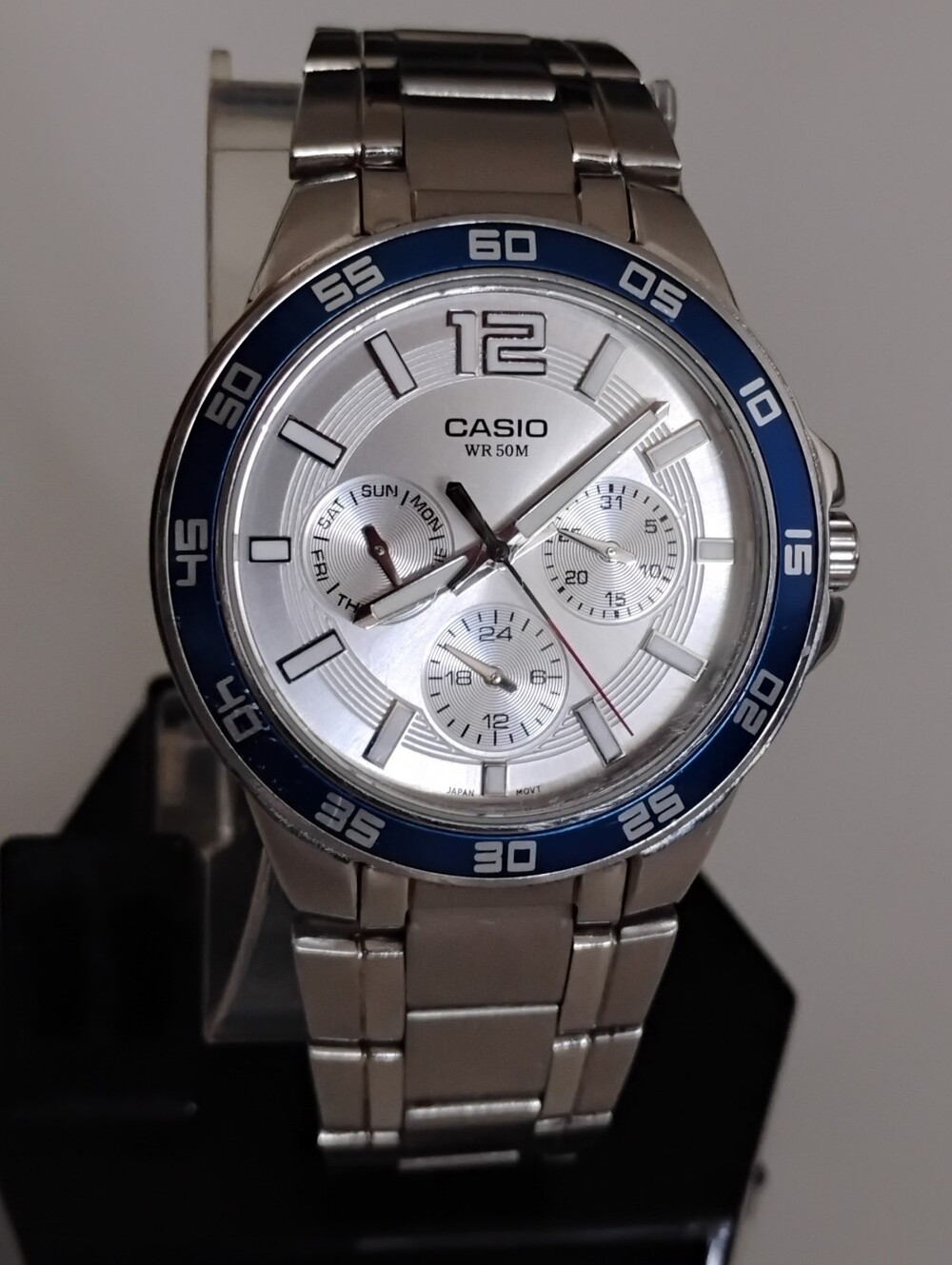 Casio Men Multi Dial White Watch
